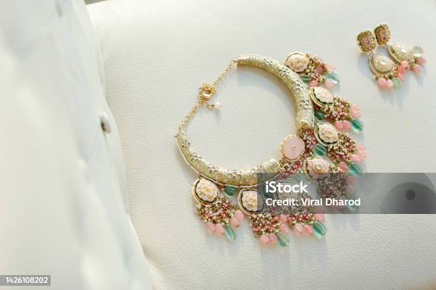Authentic Indian Jewellery Stock Photo - Download Image Now - Beauty, Color Image, Decoration