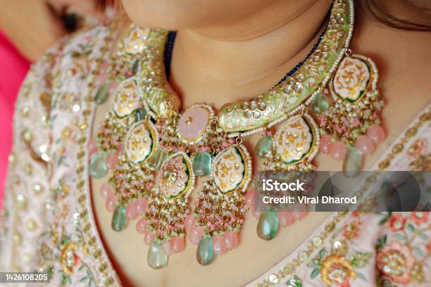Indian Jewellery Design Stock Photo - Download Image Now - Beauty, Color Image, Decoration