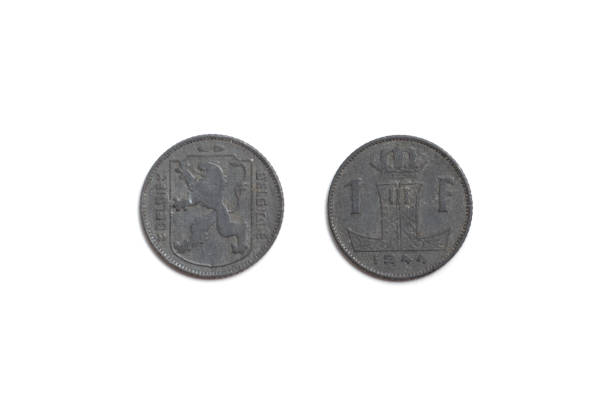 istock Old Belgium coin 1426118058