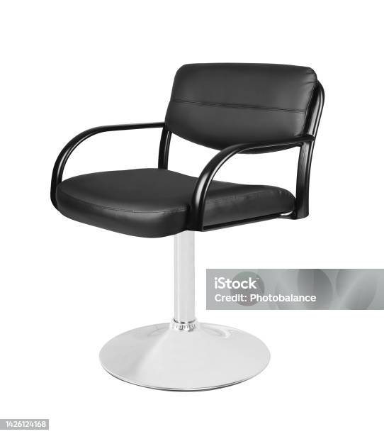 Barber Chair Stock Photo - Download Image Now - Armchair, Back Of Chair, Barber