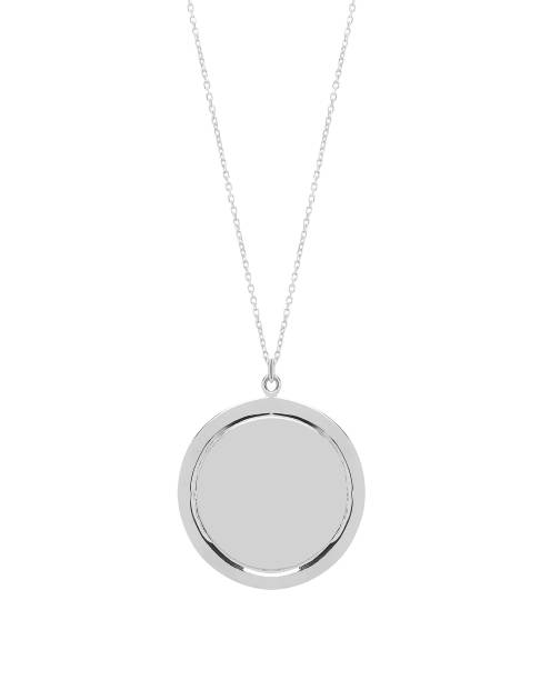 istock Vintage metal pendant isolated 1426129827