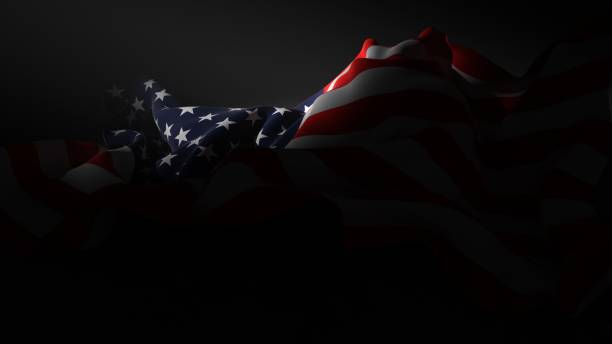 istock USA Flag In The Wind 1426132704
