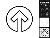 istock Up arrow. Icon for design. Easily editable 1426137794