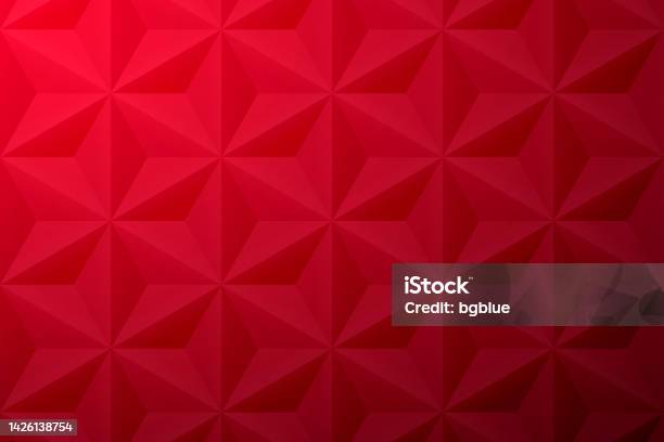 Red Background Modelling Abstract Red Background Geometric Texture Stock Illustration - Download ...