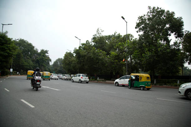 Delhi city road traffic