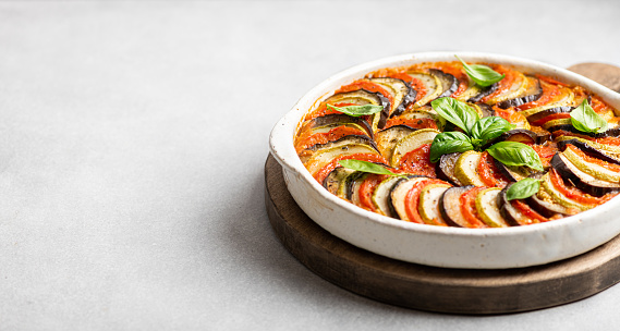 Ratatouille, traditional french vegetable dish