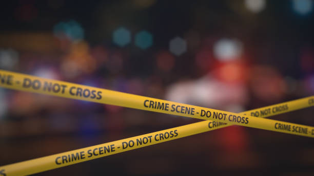 istock Crime scene do not cross tape 1426174450