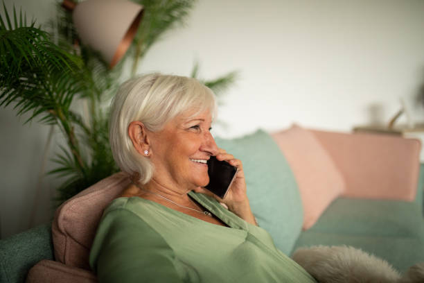 istock Talking to her family 1426174458
