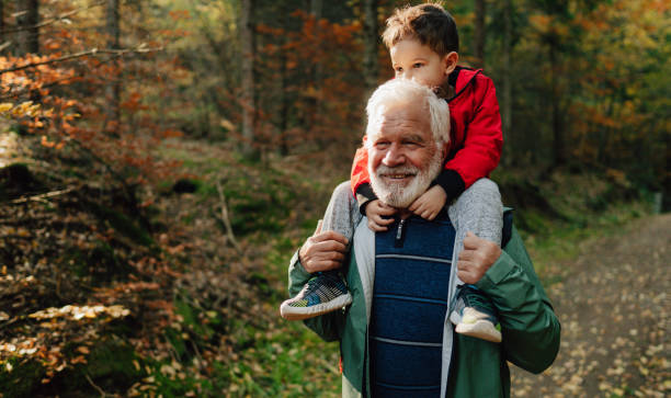 istock Taking my grandson on a hike 1426180759