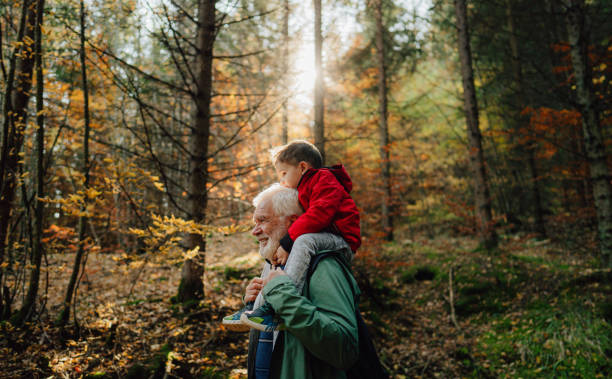 istock Taking my grandson on a hike 1426180769