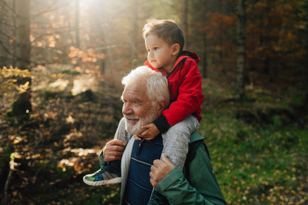 istock Taking my grandson on a hike 1426180770