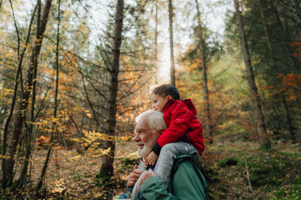 istock Taking my grandson on a hike 1426180771