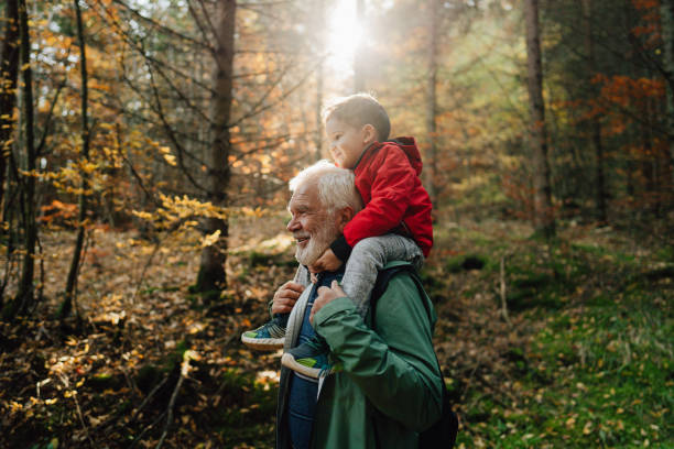 istock Taking my grandson on a hike 1426180773