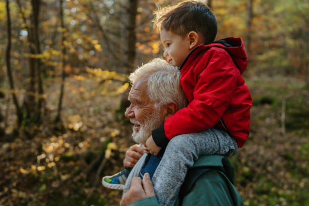 istock Taking my grandson on a hike 1426180801