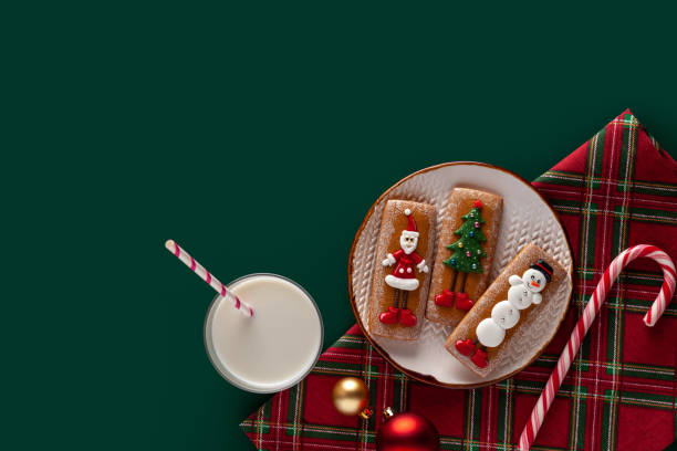 Christmas cookies stock photo
