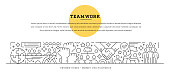 istock Teamwork Web Banner Concept 1426182148