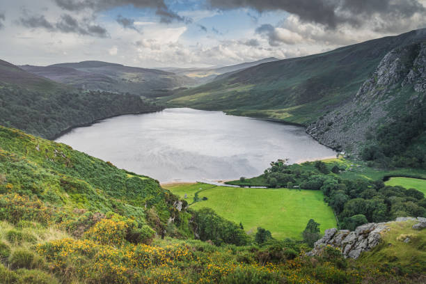 istock Dramatic sky over Lough Tay called The Guinness Lake in Wicklow Mountains 1426185429
