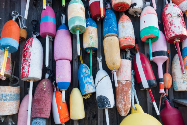 istock Hanging lobster buoys 1426189304
