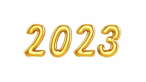 istock Happy new year 2023 balloon background 1426192810