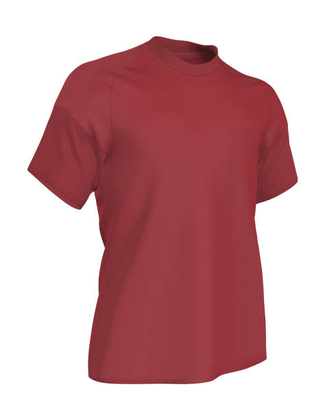 istock Red T-shirt isolated on white 1426193529