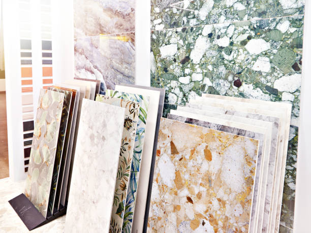 istock Porcelain stoneware tiles in shop 1426195320