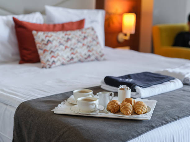 istock croissant and coffee at hotel breakfast 1426206435
