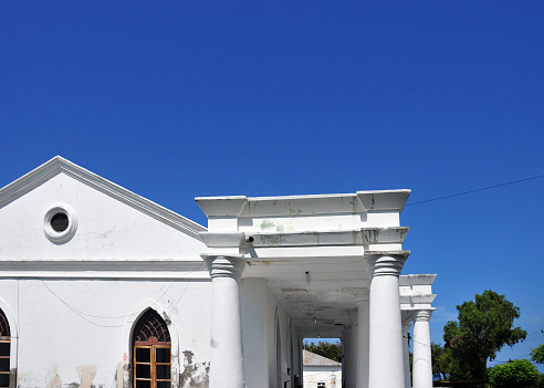 ポルトガル植民地行政官の古いオフィスリキサ東ティモール アジア大陸のストックフォトや画像を多数ご用意 アジア大陸, オフィスビル