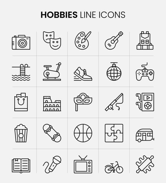 Icon Vector Hobi 287.300+ Hobi Ilustrasi, Grafik Vektor, & Clip Art Bebas Royalti ...