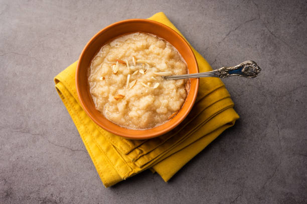 Khas Khas ka Halwa also called Post Halva or sheera or sooji made using poppy seeds, ghee and sugar