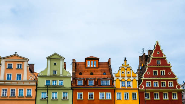istock Ancient classical houses, Wroclaw old town 1426221191