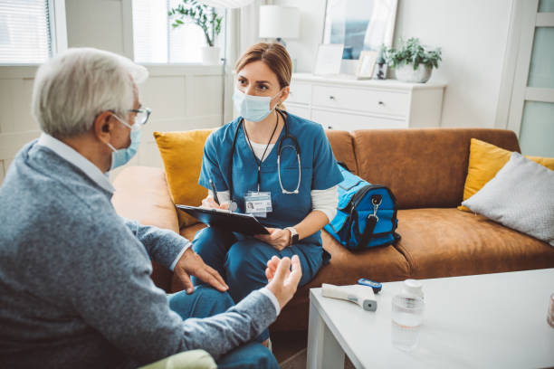 istock Home care for old people 1426222463