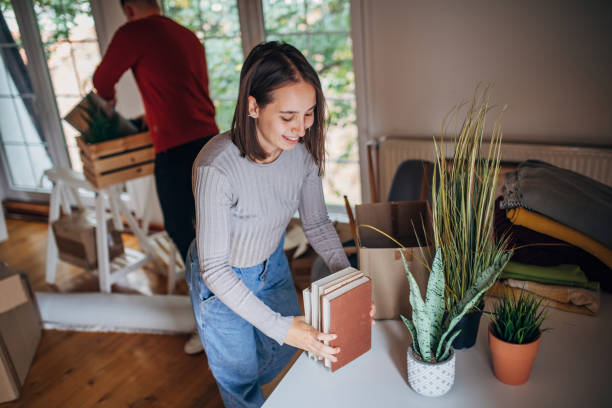 istock Happy couple in their new home 1426236443