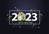 istock 2023 with house 1426236855