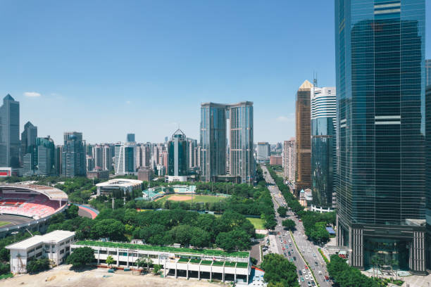 istock Aerial view of office building 1426236925