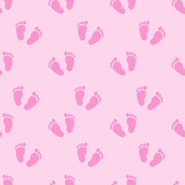 istock Cute Pink Little Baby Feet 1426248045