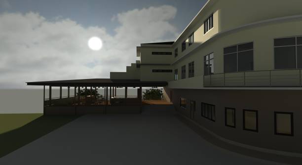 istock 3D illustration of building project 1426253074