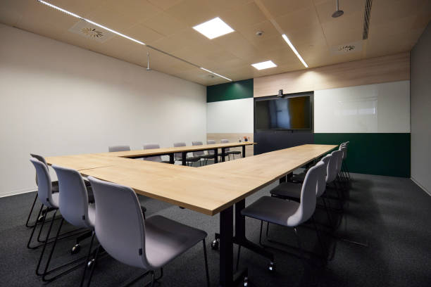 istock Meeting room for discussion and video calls 1426261046