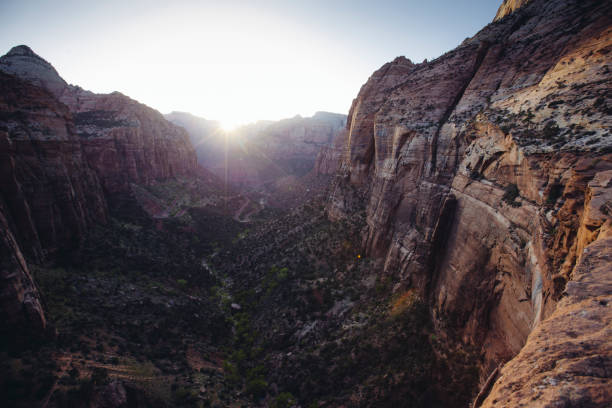 istock Sunset at Observation Point in Zion National Park 1426269230