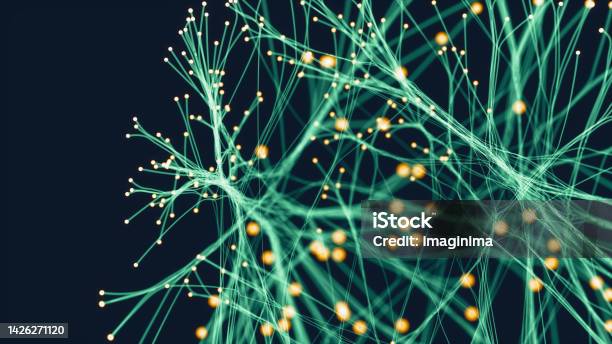 Deep Learning And Neural Networks Background Stock Photo - Download Image Now - Artificial Intelligence, Healthcare And Medicine, Growth