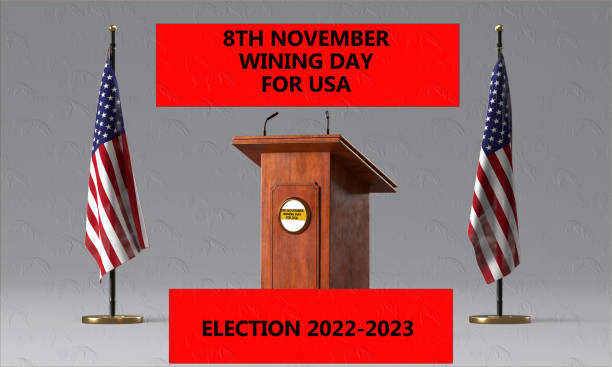 istock Elections on 8th November in USA. American Flag. 1426273749