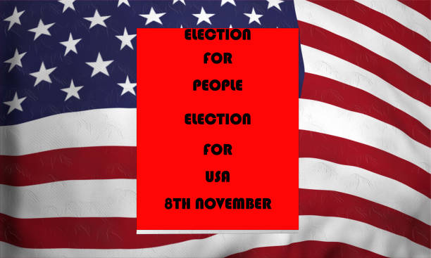 istock Elections on 8th November in USA. American Flag. 1426273810