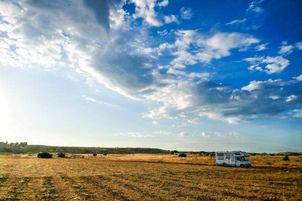 istock A campervan in a field, in Puglia 1426277661