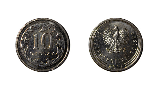 Ten Poland Groschen coin of 2017