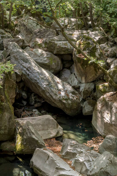 istock A small mountain river flows on a sunny summer day (Greece) 1426278442