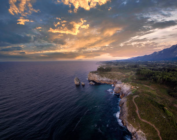 istock Cliffs of Hell in Ribadesella, Asturias Spain 1426292629