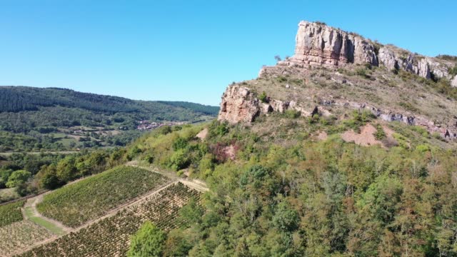 Solutré Rock in Southern Burgundy