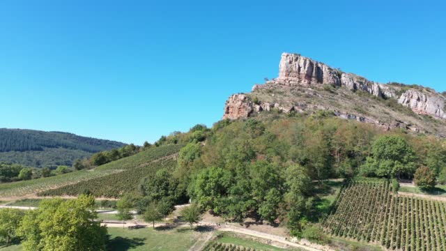 Solutré Rock in Southern Burgundy