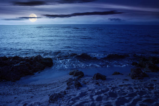 istock minimalistic seascape in summer at night 1426306266