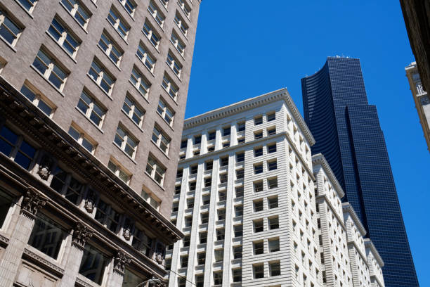 istock Downtown Seattle architecture on a summer day 1426320009
