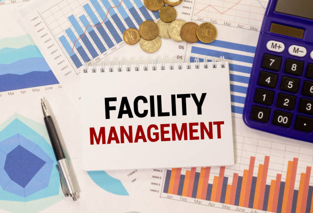 istock Facility Management Concept. The meeting at the white office table. 1426327585